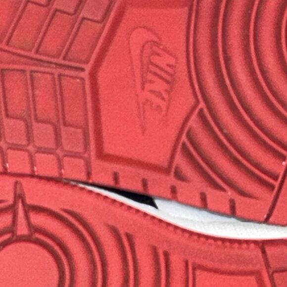 Nike Air Jordan 1 Mid Gym 4.5Y White Black Red Womens 6 - Picture 14 of 16